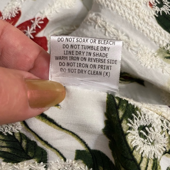 Papillon Cream Floral and Lace Duster Open Front Women’s size S/M - Picture 10 of 16